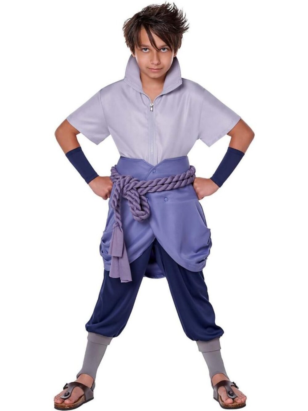 Kids Sasuke Costume for Halloween | Official Anime Cosplay | Group Costume Idea - Picture 1 of 4